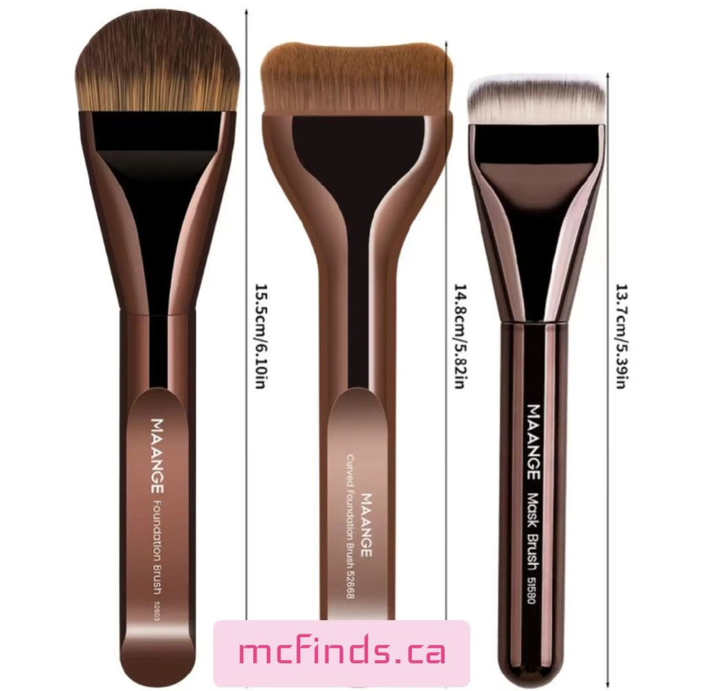 3pcs SET -  Makeup Brushes